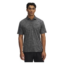 Under Armour Drive Jacquard pánské polo, černé