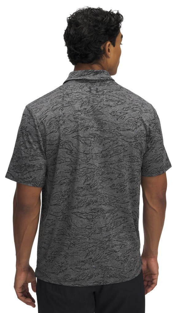 Under Armour Drive Jacquard pánské polo, černé