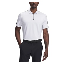 Under Armour Drive Zip pánské polo, bílé
