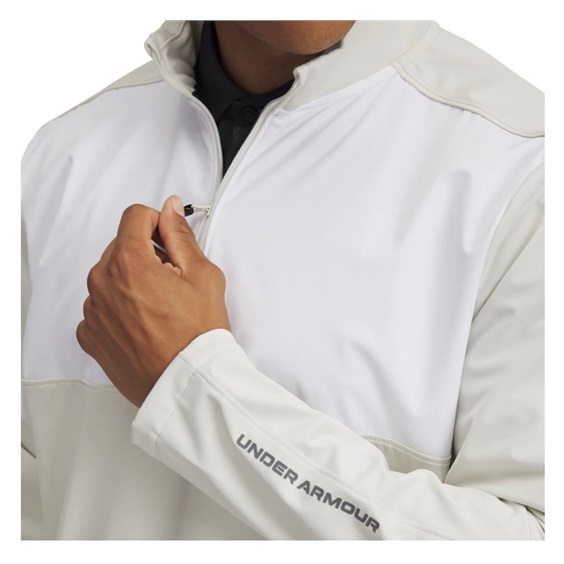 Under Armour Drive Wind Half Zip pánská bunda, bílá