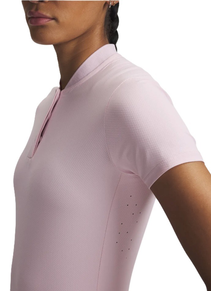 Under Armour Drive Chill SS dámské polo, růžové