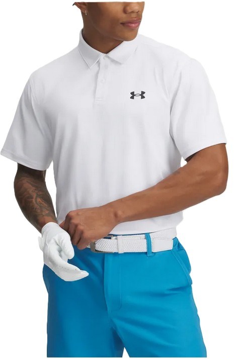 Under Armour T2G Pique pánské polo, bílé