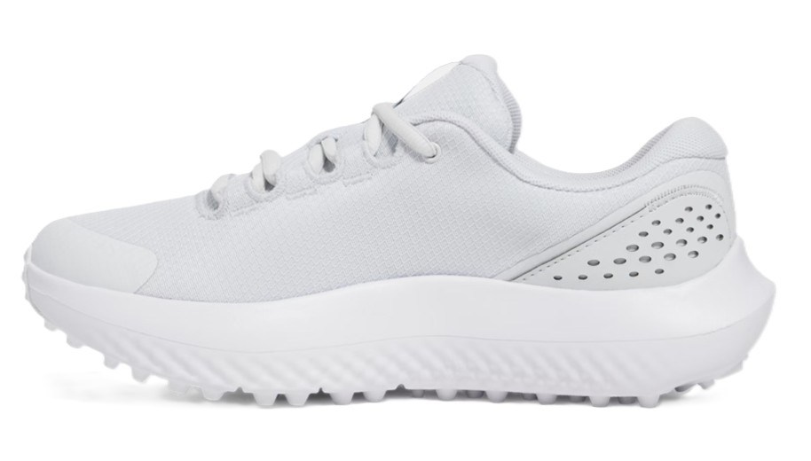 Under Armour Surge Golf dámské golfové boty, distant gray/white/metallic silver
