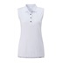 Ping Solene sleeveless dámské polo bez rukávů, bílé