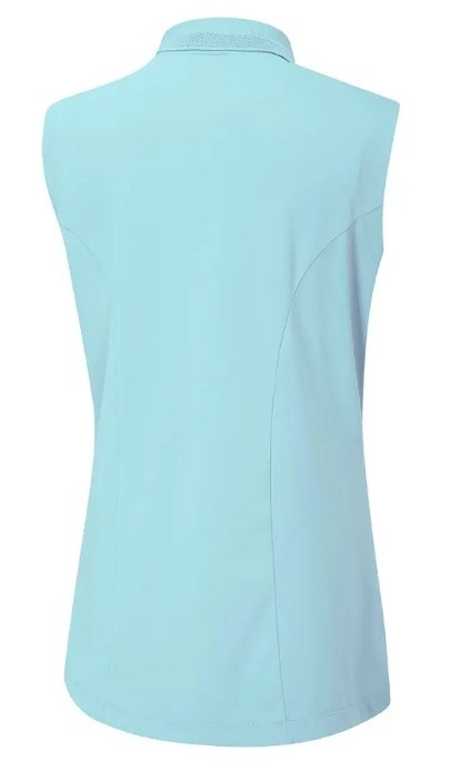 Ping Solene sleeveless dámské polo bez rukávů, modré