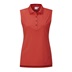 Ping Solene sleeveless dámské polo bez rukávů, červené