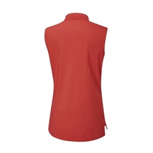 Ping Solene sleeveless dámské polo bez rukávů, červené