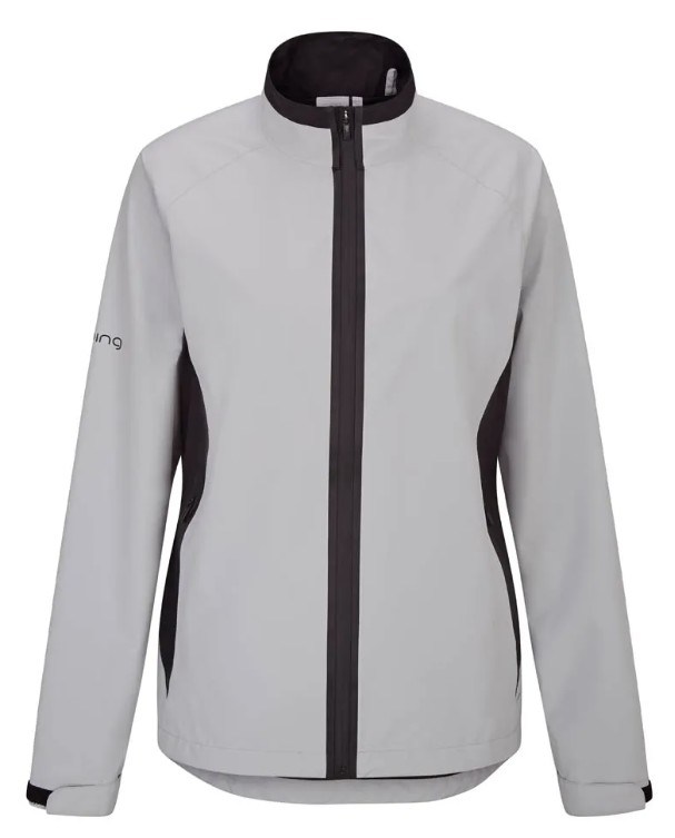 Ping Stevie waterproof dámská bunda, šedočerná