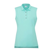 Ping Solene sleeveless dámské polo bez rukávů, aruba blue