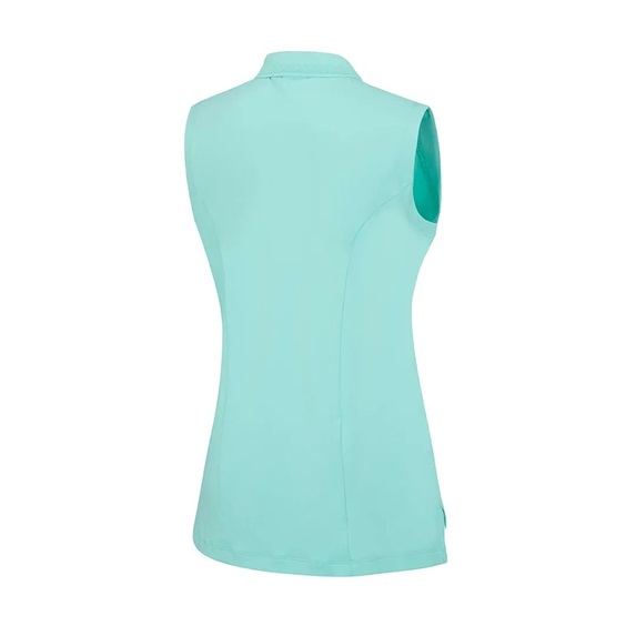 Ping Solene sleeveless dámské polo bez rukávů, aruba blue