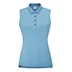 Ping Solene sleeveless dámské polo bez rukávů, laguna