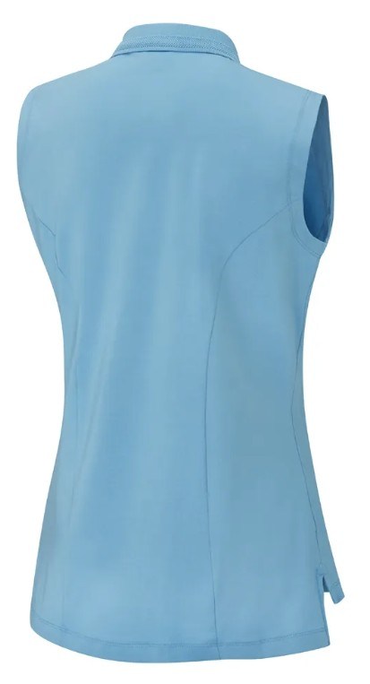 Ping Solene sleeveless dámské polo bez rukávů, laguna
