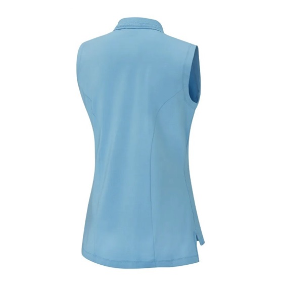 Ping Solene sleeveless dámské polo bez rukávů, laguna
