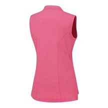 Ping Solene sleeveless dámské polo bez rukávů, růžové
