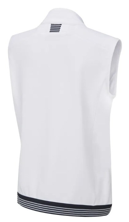 PING Dot Fleece dámská vesta, bílá/tmavě modrá