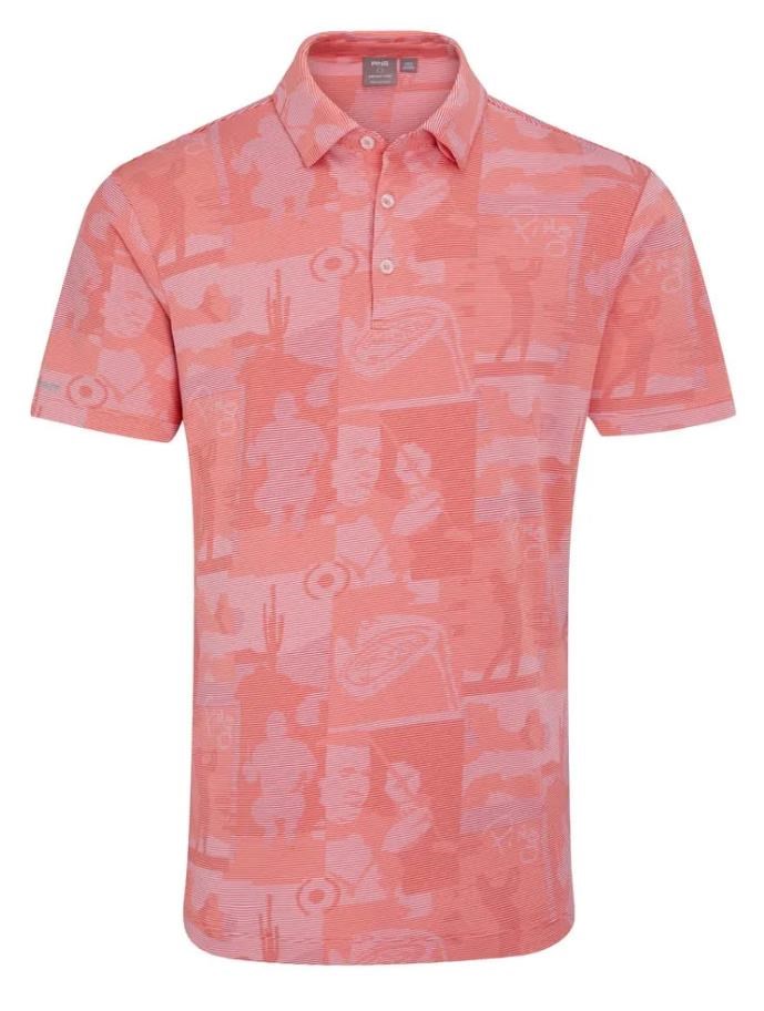 PING Legacy pánské polo, multi dubarry