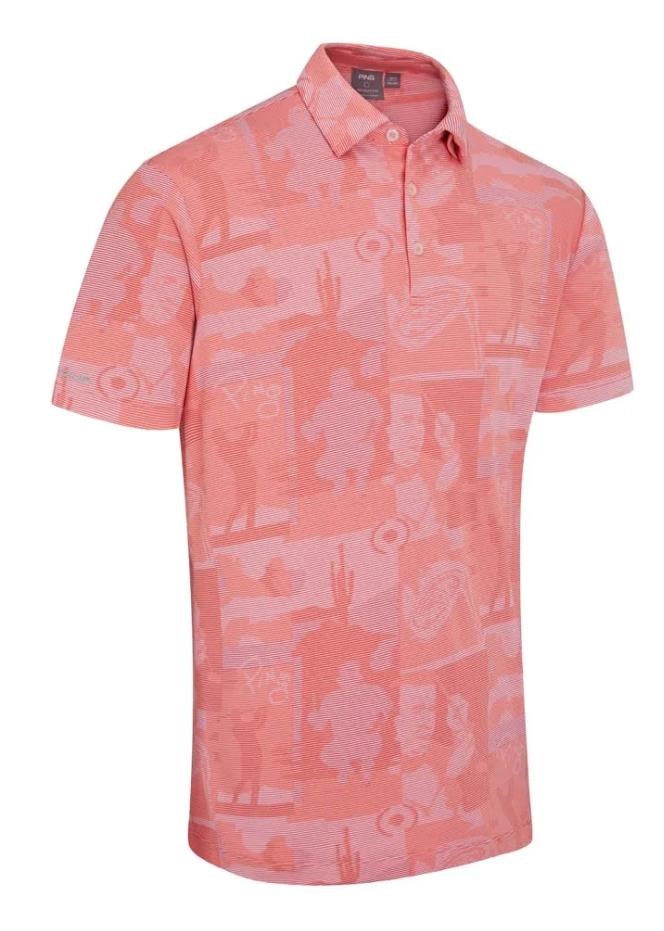 PING Legacy pánské polo, multi dubarry