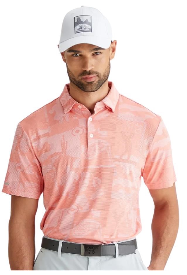 PING Legacy pánské polo, multi dubarry