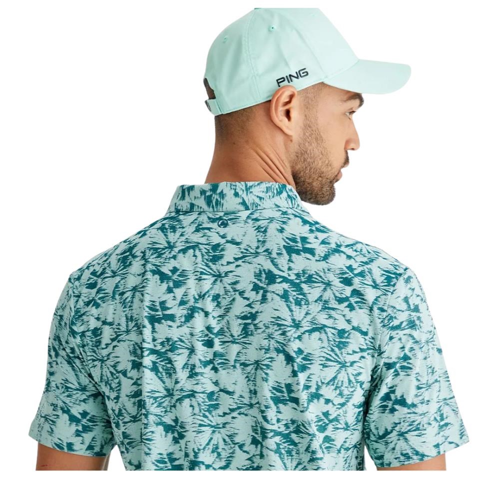 PING Diego pánské polo, misty green multi