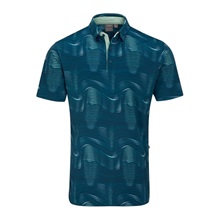 Ping Optic Groove pánské polo, forest multi