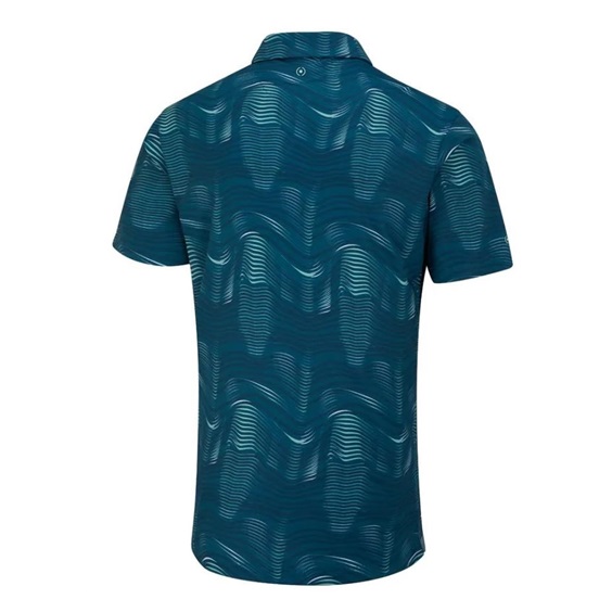 Ping Optic Groove pánské polo, forest multi