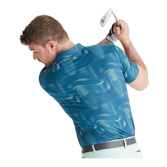Ping Optic Groove pánské polo, forest multi