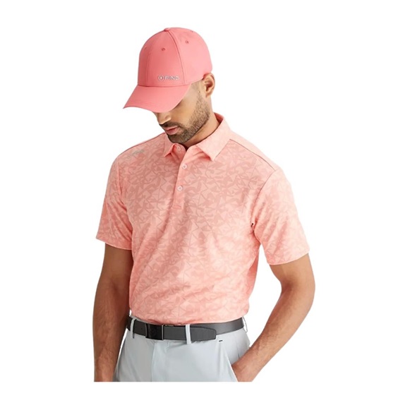 PING Geo Camo pánské polo, desert flower