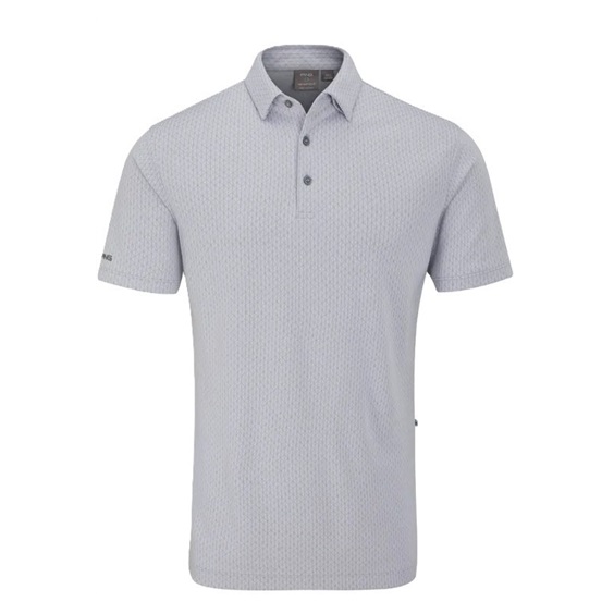 Ping Hershel męskie polo, silver multi