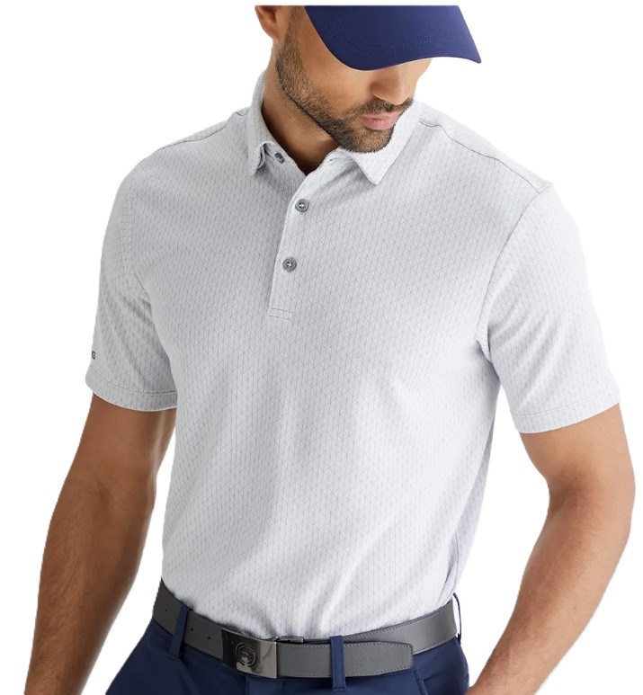 Ping Hershel męskie polo, silver multi