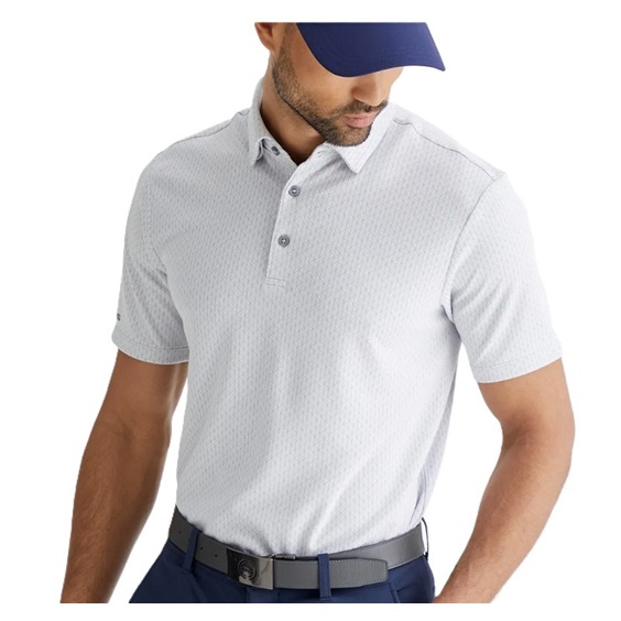 Ping Hershel męskie polo, silver multi
