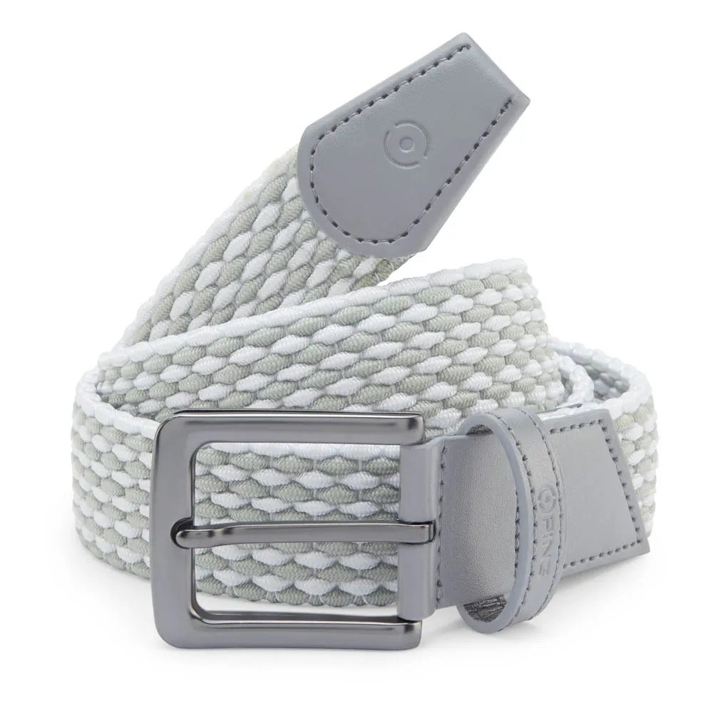 Ping Stretch Webbing pánský opasek, šedo/bílý