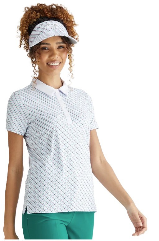Ping Bethany dámské polo, neotheric/white