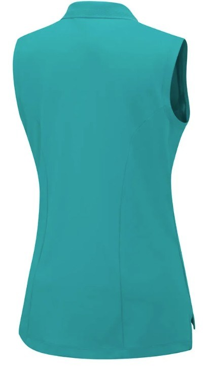 Ping Solene sleeveless dámské polo bez rukávů, tyrkysové