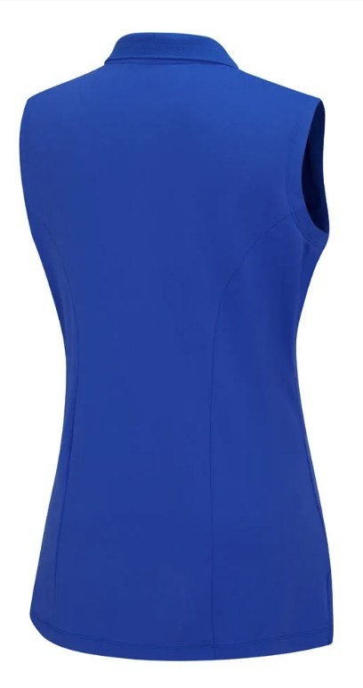 Ping Solene sleeveless dámské polo bez rukávů, tmavě modré