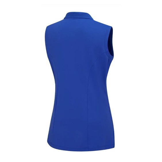 Ping Solene sleeveless dámské polo bez rukávů, tmavě modré