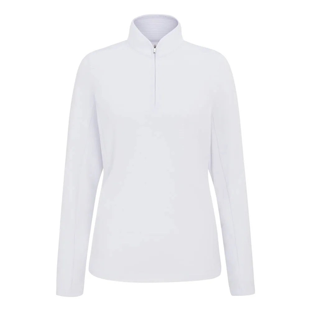 Ping Abigale Performance Fleece dámská mikina, bílá