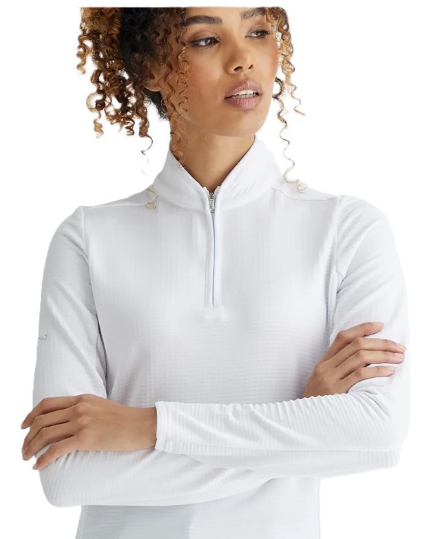 Ping Abigale Performance Fleece dámská mikina, bílá