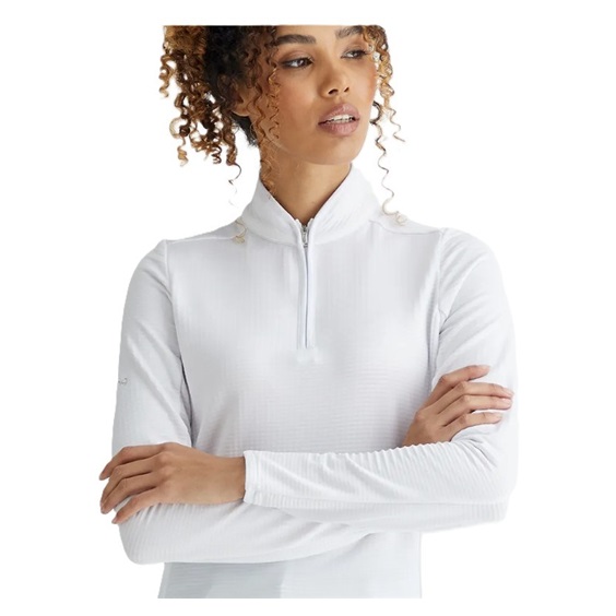 Ping Abigale Performance Fleece dámská mikina, bílá