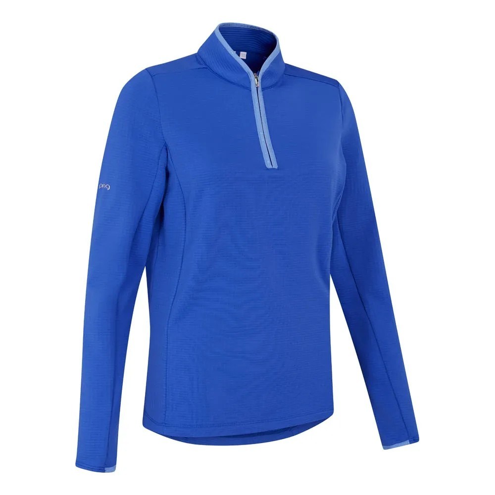 Ping Abigale Performance Fleece dámská mikina, modrá
