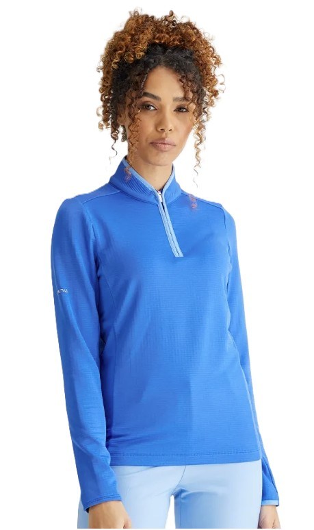 Ping Abigale Performance Fleece dámská mikina, modrá
