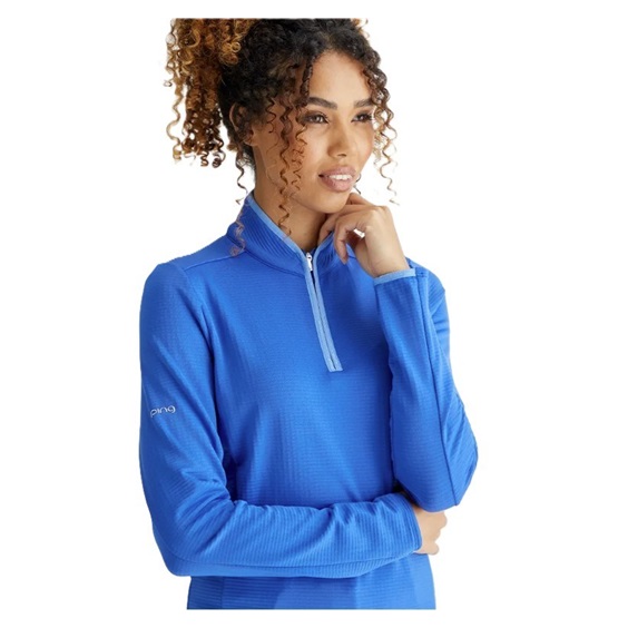Ping Abigale Performance Fleece dámská mikina, modrá