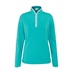 Ping Abigale Performance Fleece dámská mikina, tyrkysová