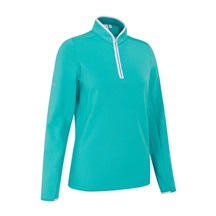 Ping Abigale Performance Fleece dámská mikina, tyrkysová