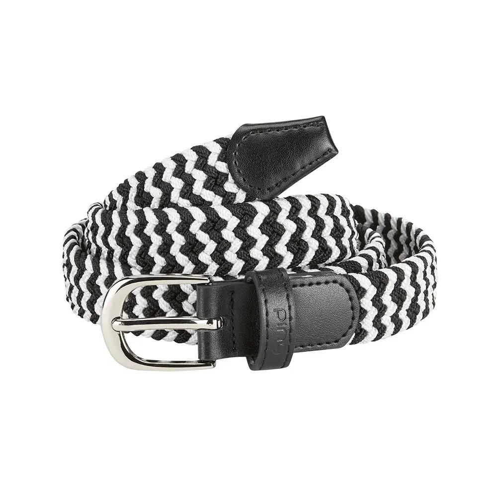 Ping stretch webbing dámský opasek, bílo/černý