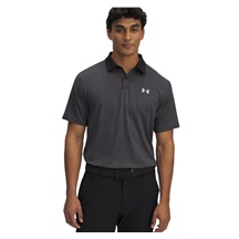 Under Armour T2G Printed pánské polo, černo/šedé