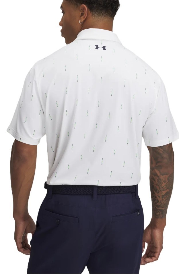 Under Armour T2G Printed pánské polo, bílé