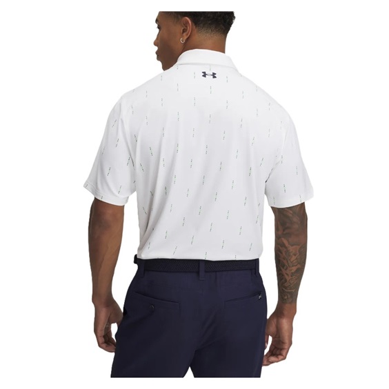 Under Armour T2G Printed pánské polo, bílé