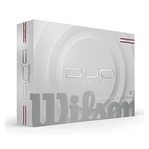 Wilson Duo Soft TRK360 golfové míčky, bílo/červené
