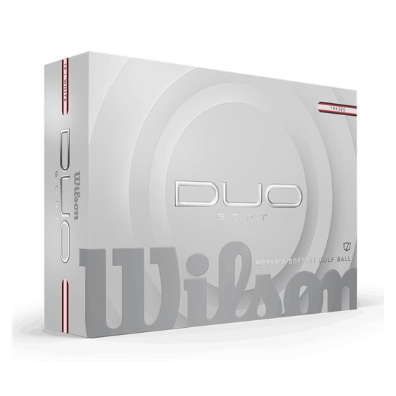 Wilson Duo Soft TRK360 golfové míčky, bílo/červené