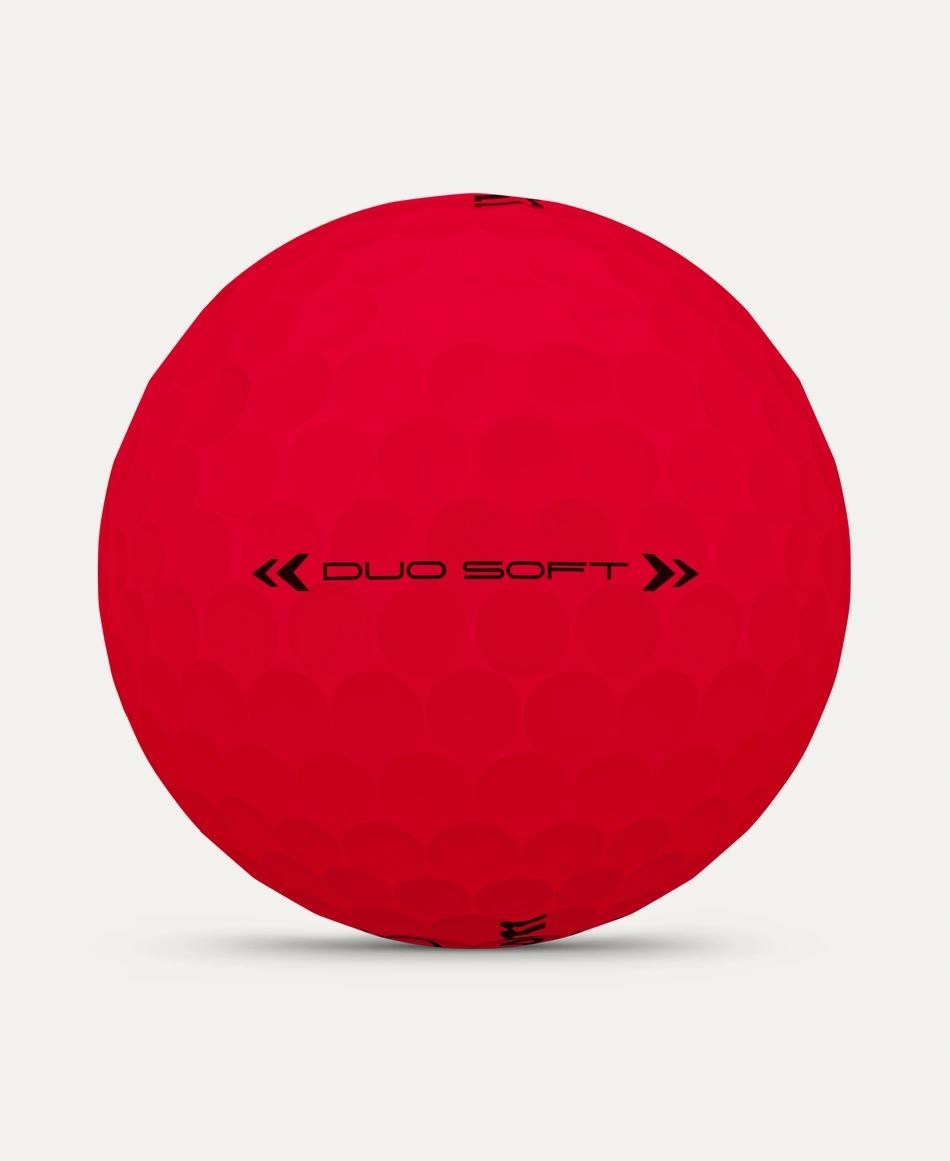 Wilson Duo Soft golfové míčky, červené